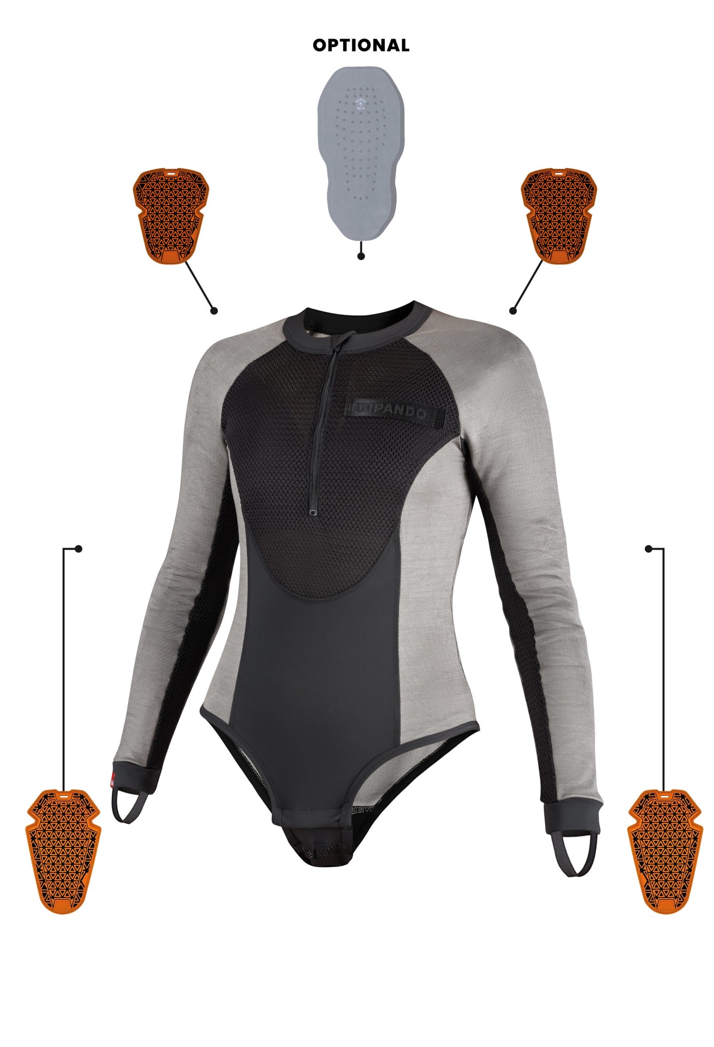 BIA Bodysuit Grey