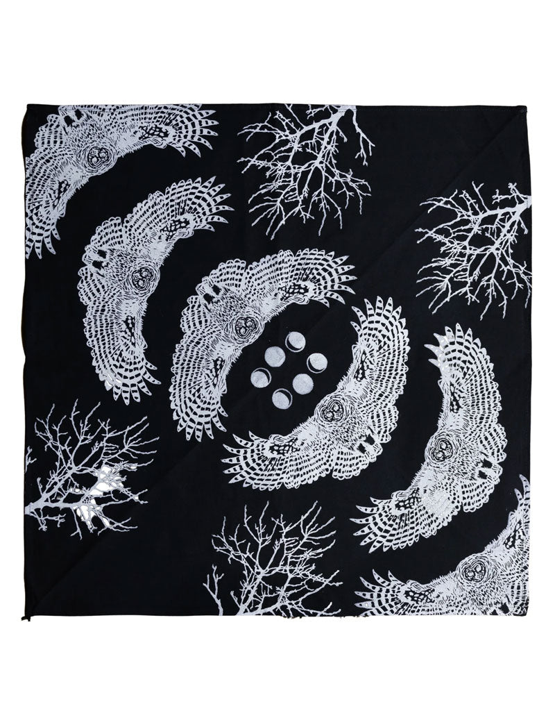 Night Owl Bandana Black