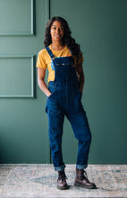 Load image into Gallery viewer, Daisy Overalls Blue