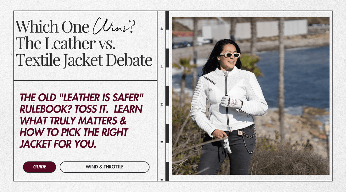 Comparing Leather vs. Textile Motorcycle Jackets for Women