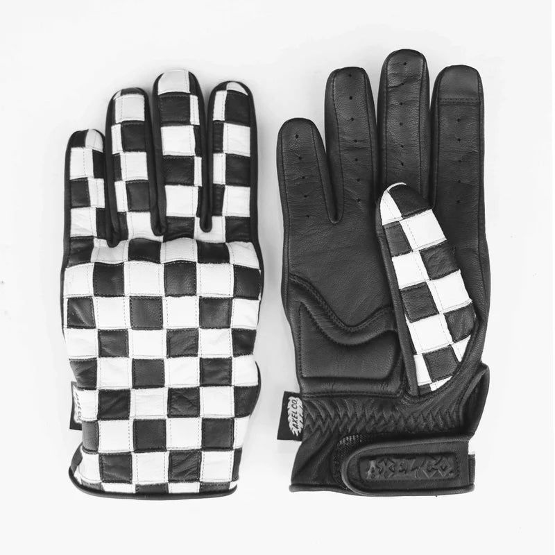 MODE BY ROCKERS グローブ　Chequered Gauntlets Checkered Gloves – Wind & Throttle