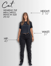 Load image into Gallery viewer, Mila Cargo Pants Black
