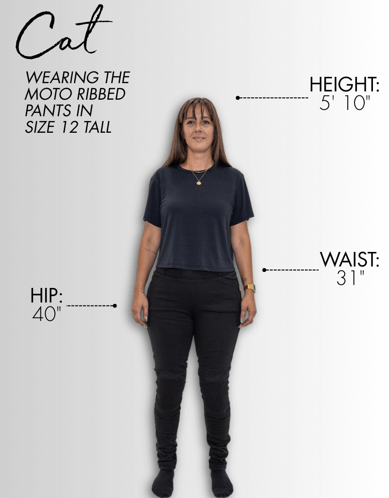 Moto Ribbed Pants