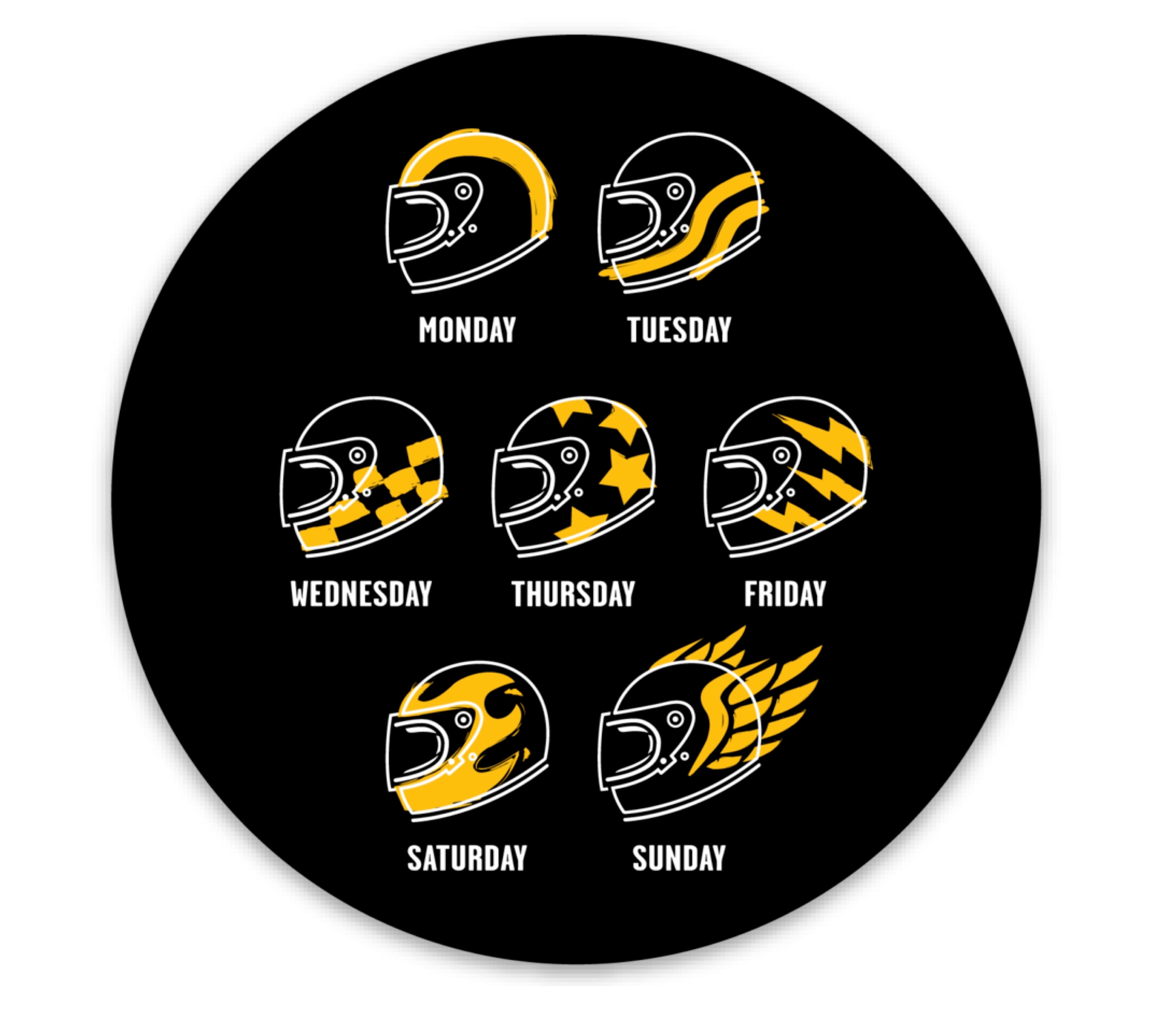Daily Rider List Daily Rider Sticker