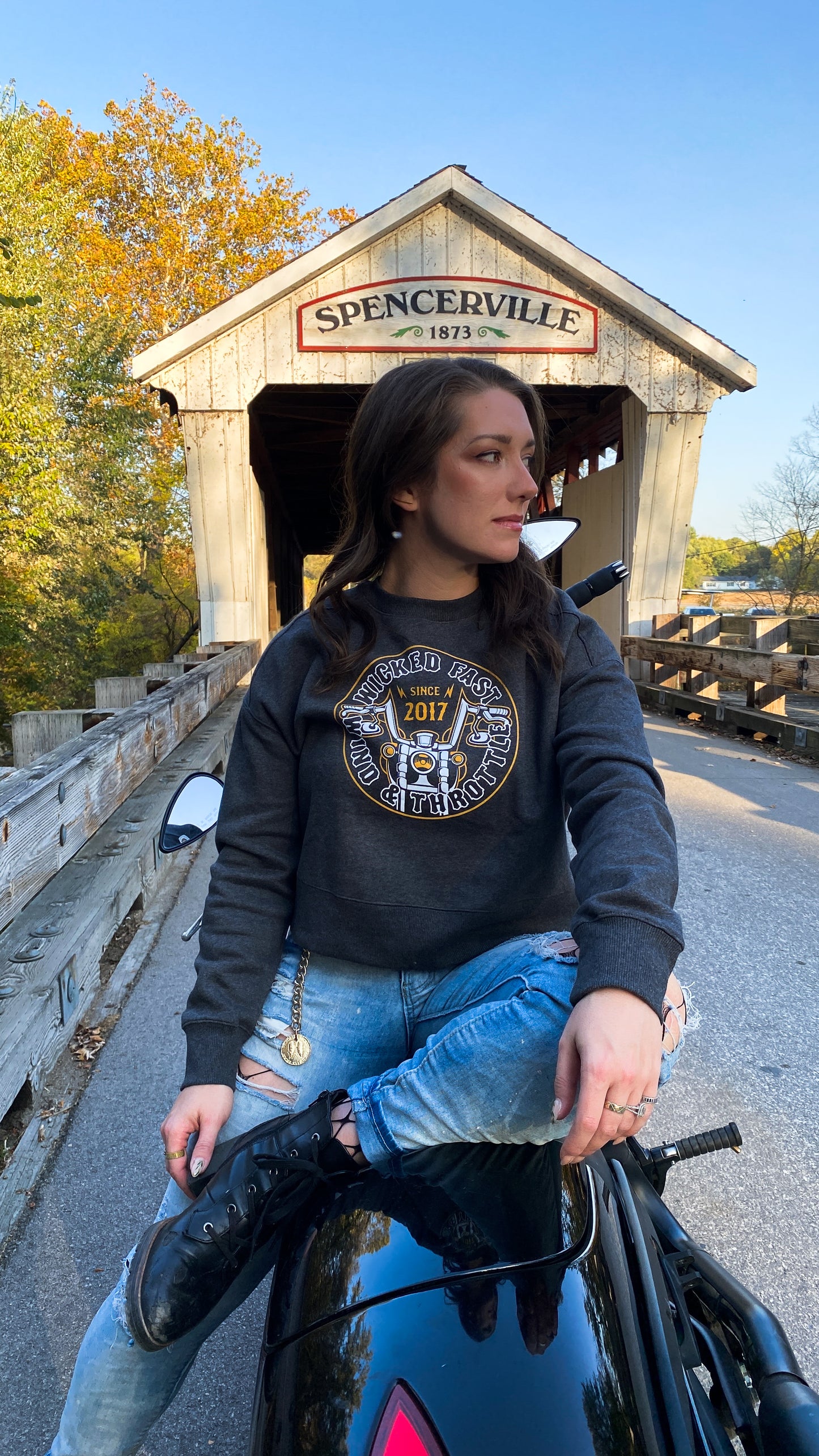 Wicked Fast Cropped Crewneck Sweatshirt