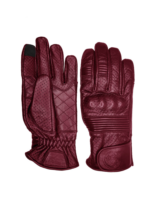 Queen Bee Gloves Cherry Perforated
