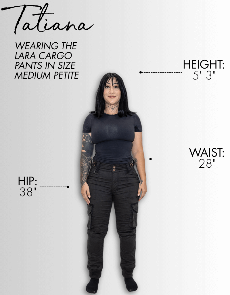 Lara Cargo Pants Black