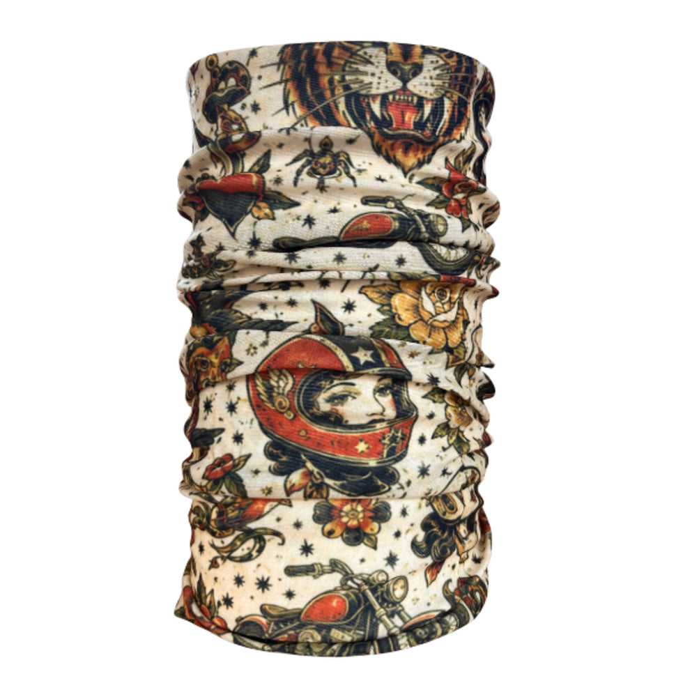 Bikes N Roses Neck Tube