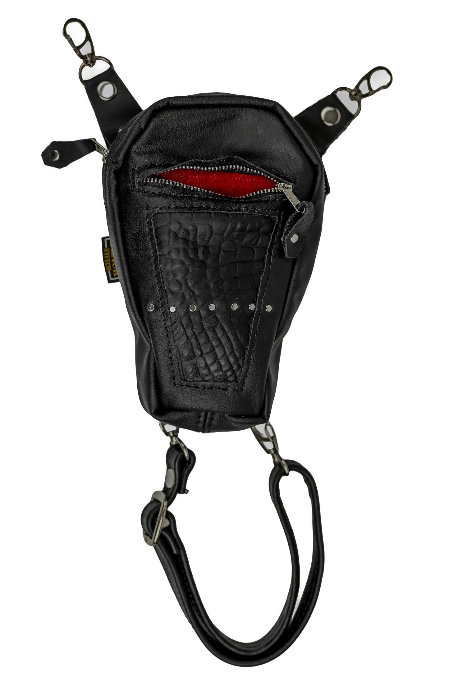 Coffin Thigh Bag Black