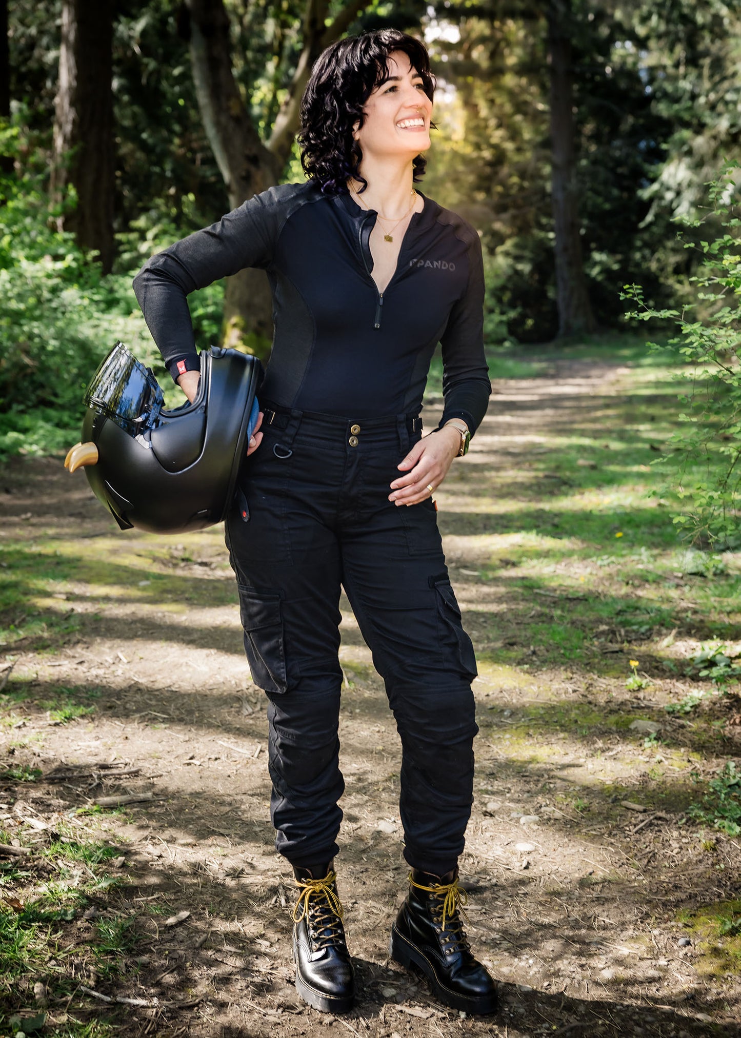 Lara Cargo Pants Black