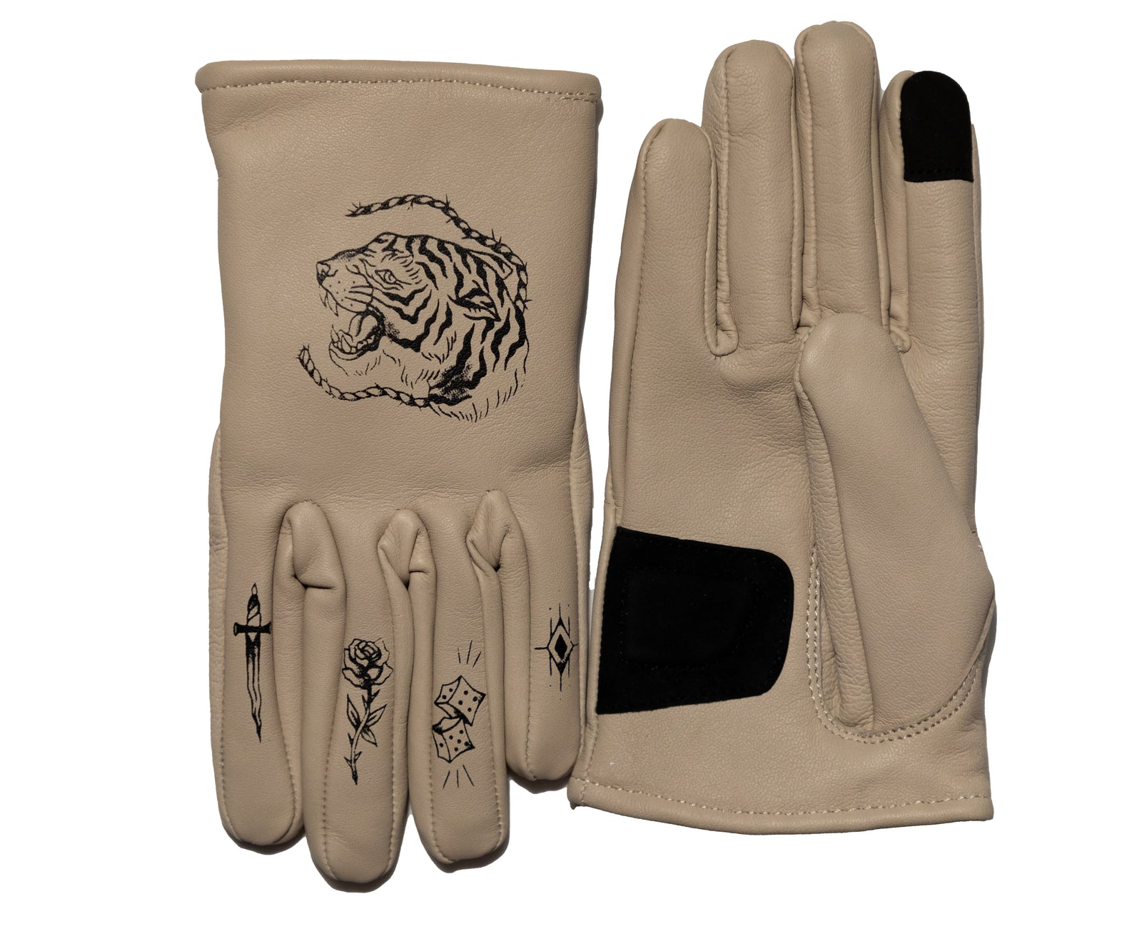 Archery Gloves Men Shooting Gloves Brown Leather (Small) Bob