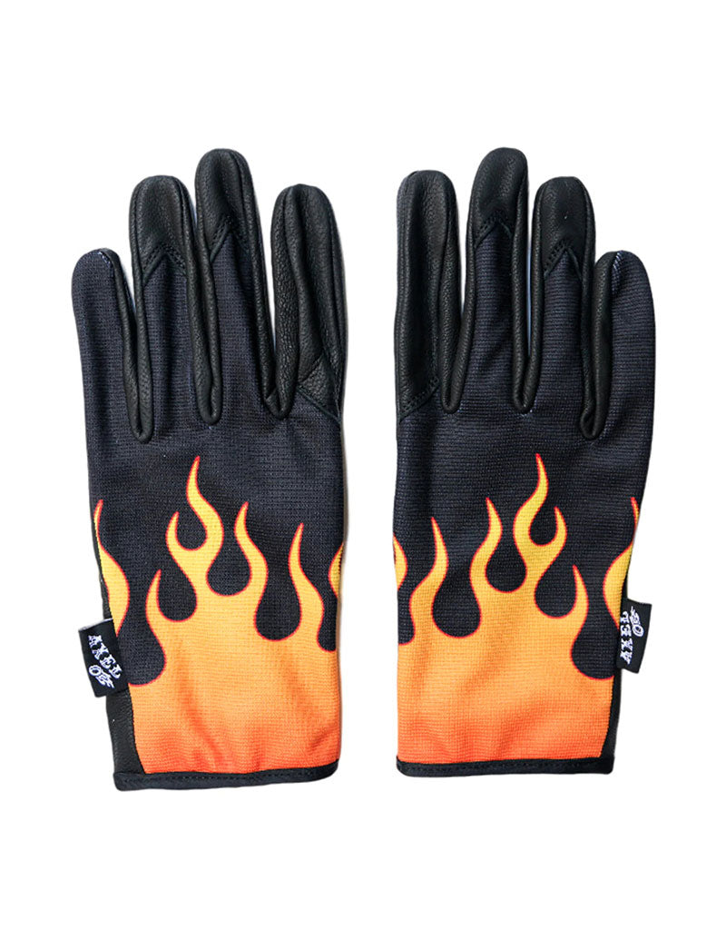 Mesh Gloves Flames