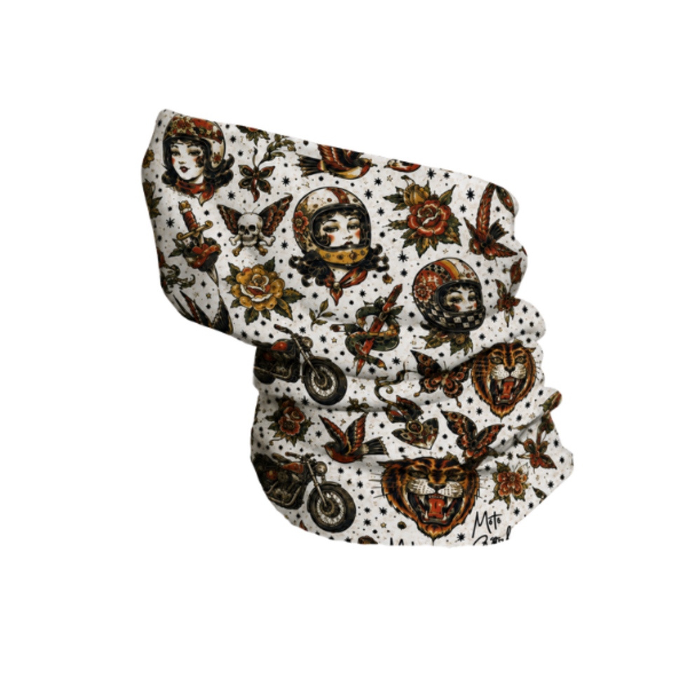 Bikes N Roses Neck Tube