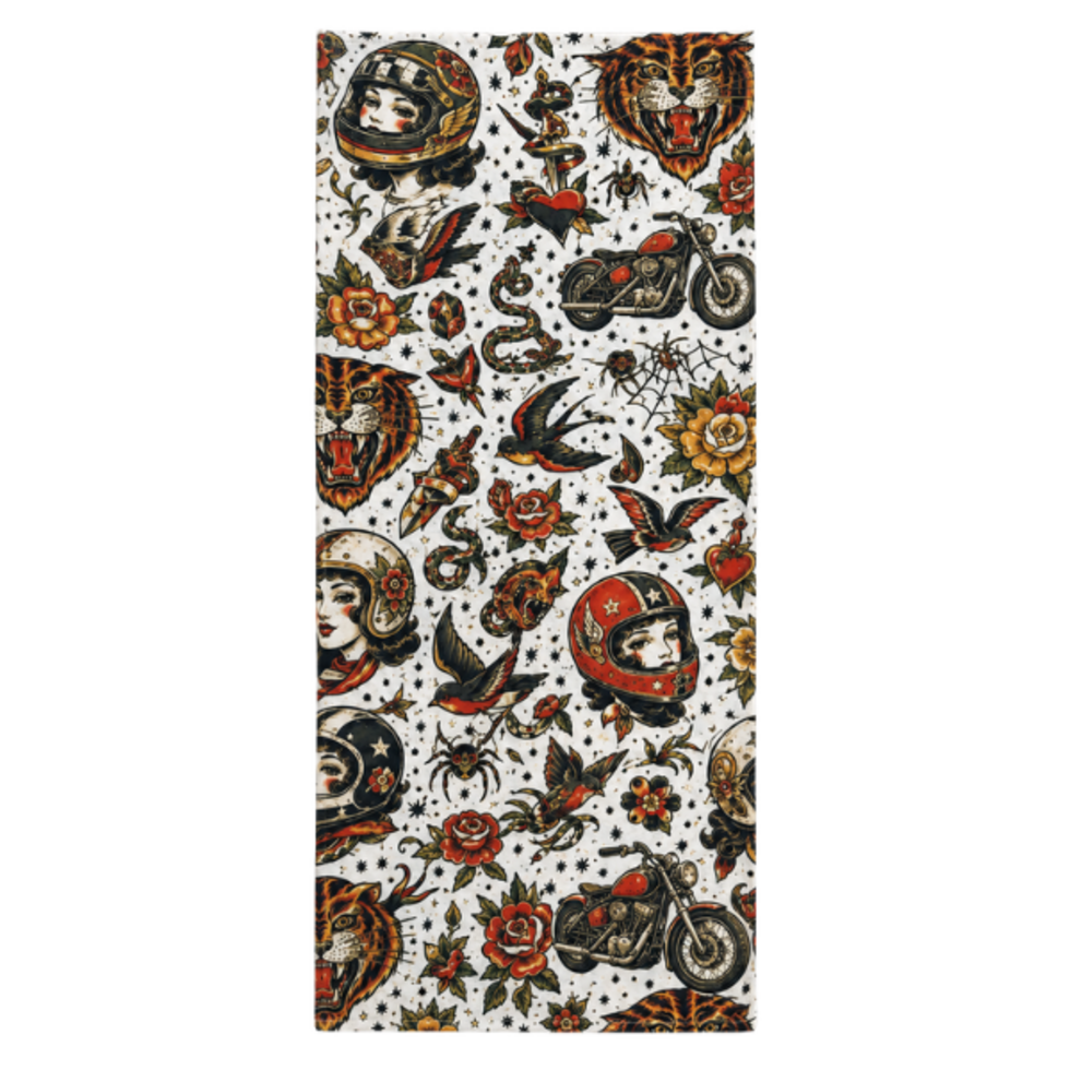 Bikes N Roses Neck Tube