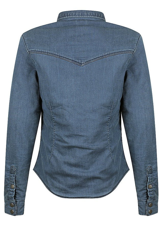 Savannah Moto Shirt Denim