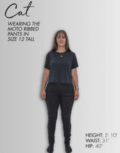 Load and play video in Gallery viewer, Moto Ribbed Pants
