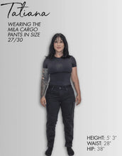 Load and play video in Gallery viewer, Mila Cargo Pants Black

