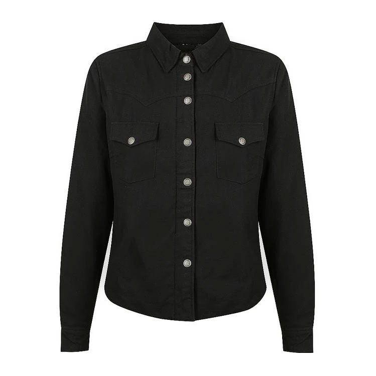 Savannah Moto Shirt Black