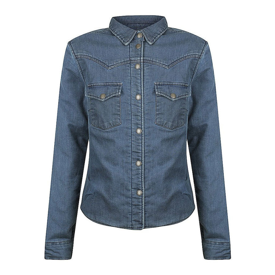 Savannah Moto Shirt Denim