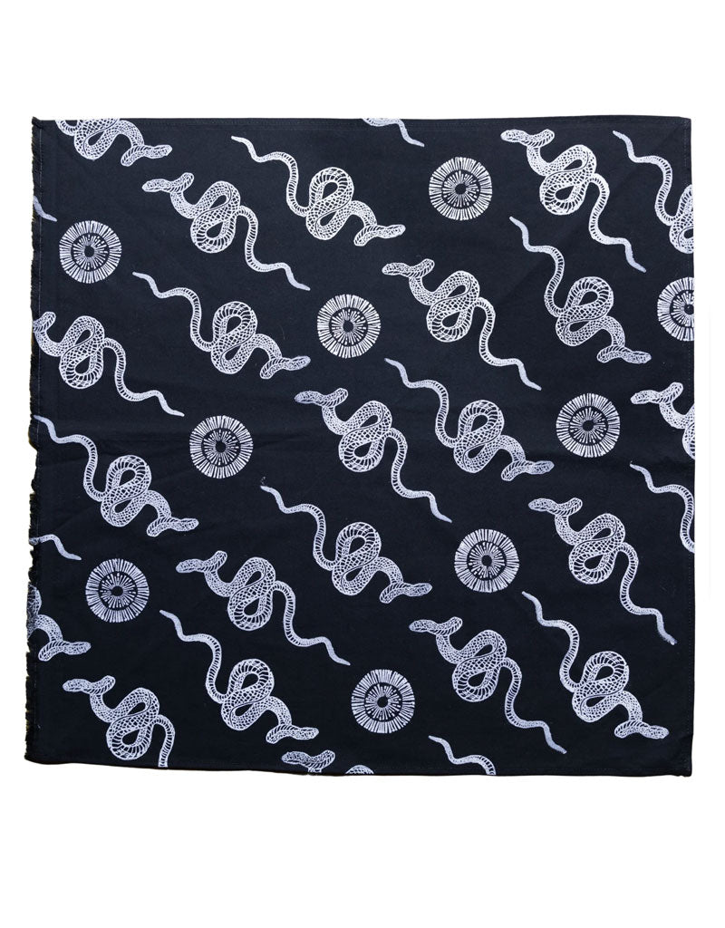 Snake Portal Bandana Black
