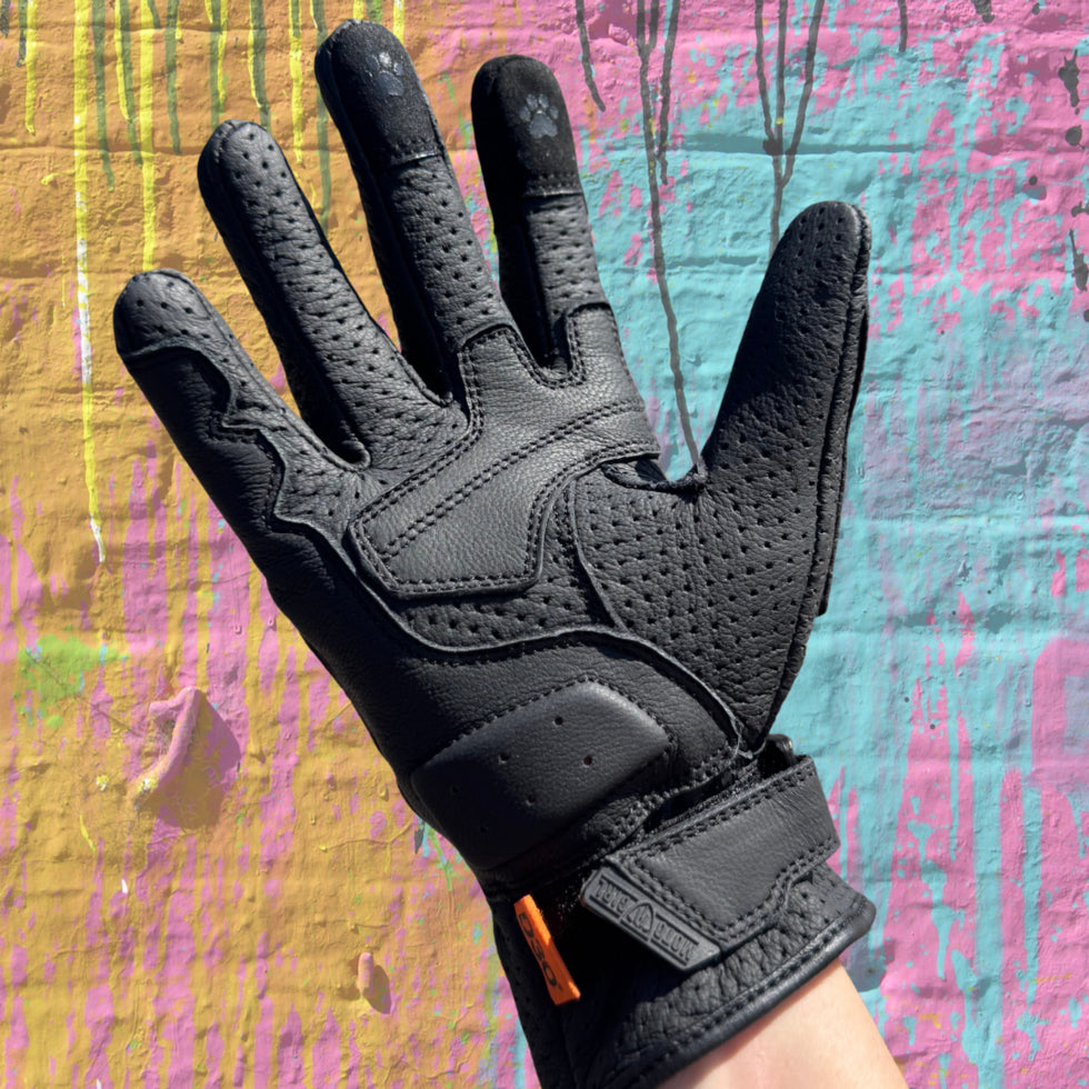MotoGirl Yoko Gloves Black Ladies