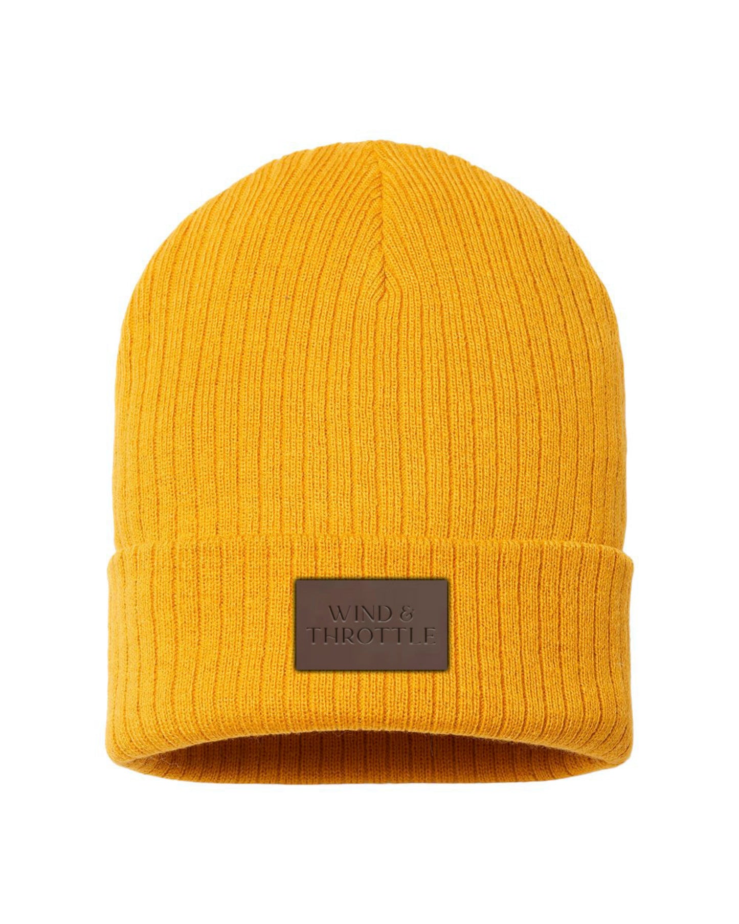 W&T Patch Beanie Mustard