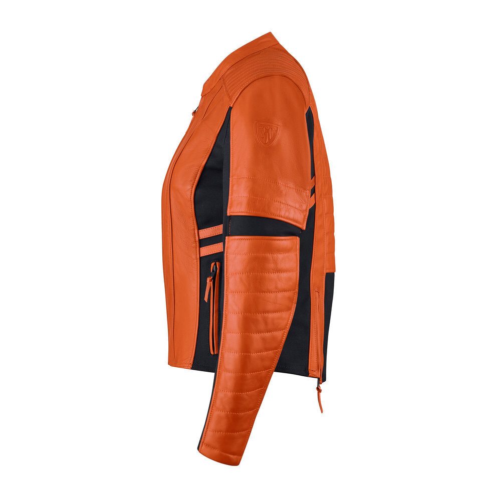 Amelia Jacket Orange – Wind & Throttle