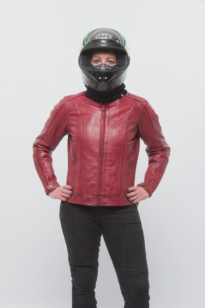 Valerie Jacket Red – Wind & Throttle