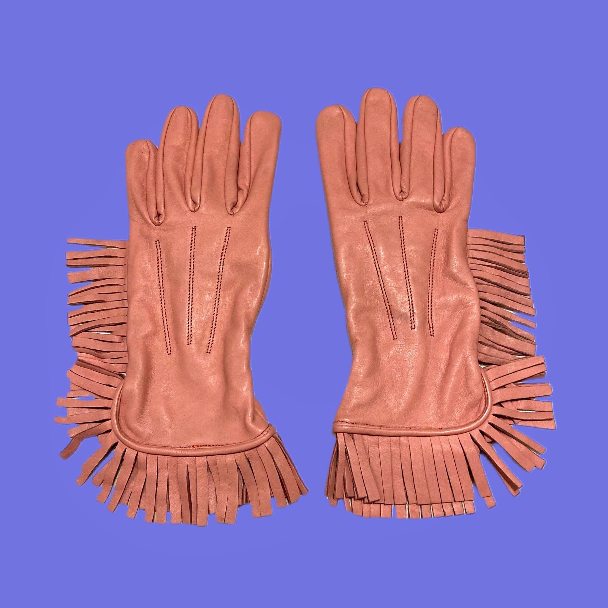 小物 PRADA Gloves/Fur/PINK Nappa leather gloves with pouch PRADA | Blondie Shop